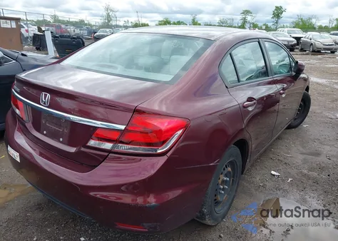 2014 Honda Civic Lx из США, поврежденный, VIN 19XFB2F57EE008291